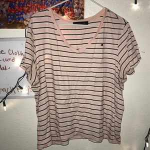 Horizontal striped shirt